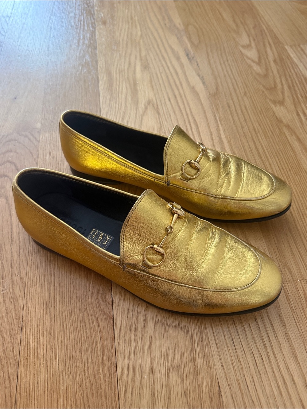 Gucci Princetown Loafer Gold Size 38 - Picture 2 of 4